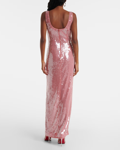 Staud Le Sable Sequin Maxi Dress