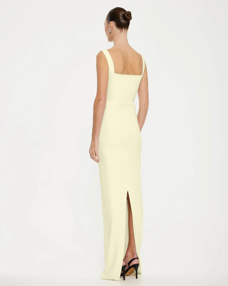 Marbella Gown - Lemon