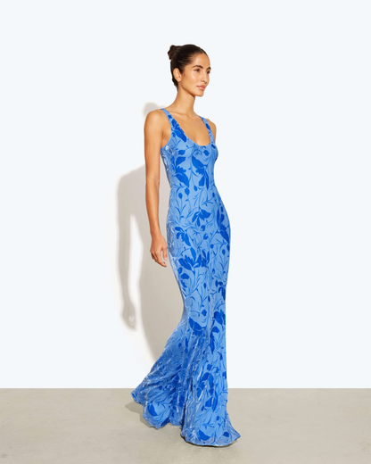 Rat&Boa Inez Blue Maxi Dress