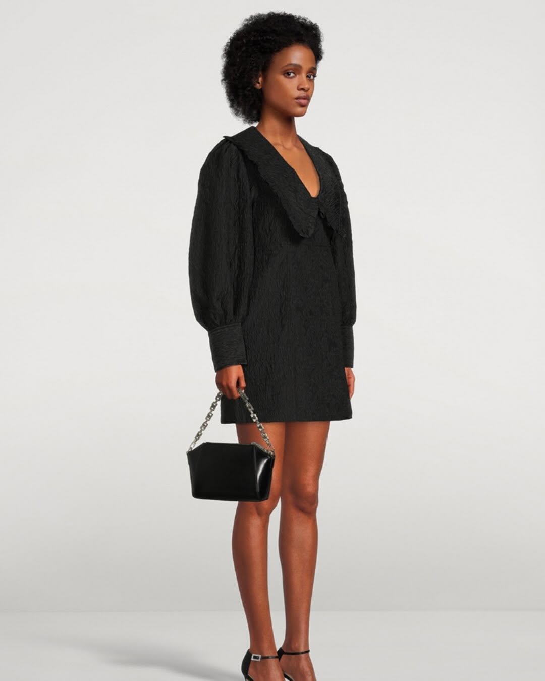 Collar Mini Dress