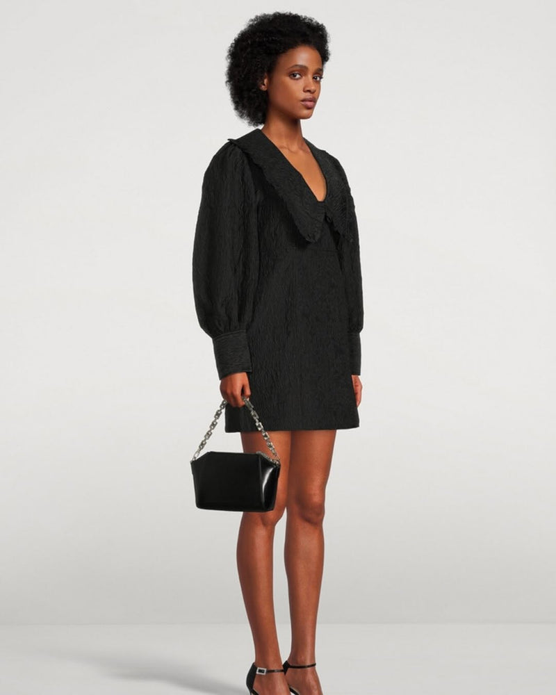 Collar Mini Dress