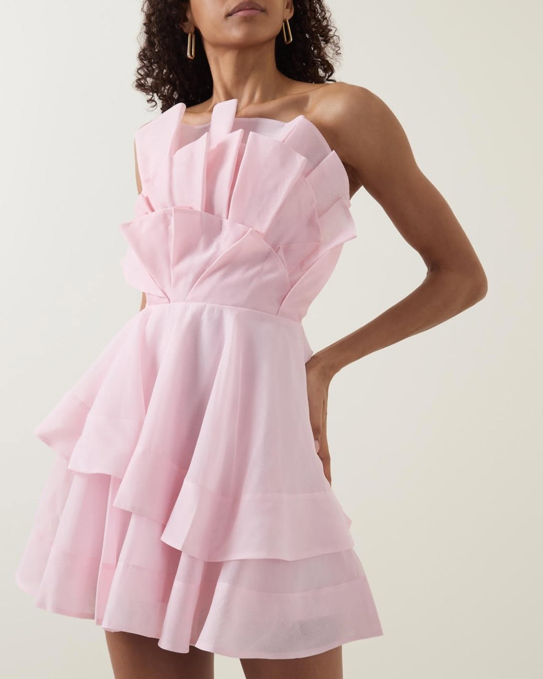 Selestia Ruffle Mini Dress