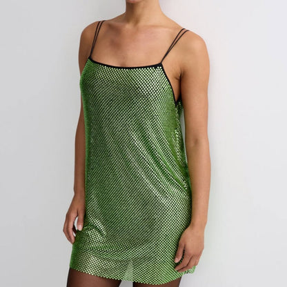 Mini Green Dress