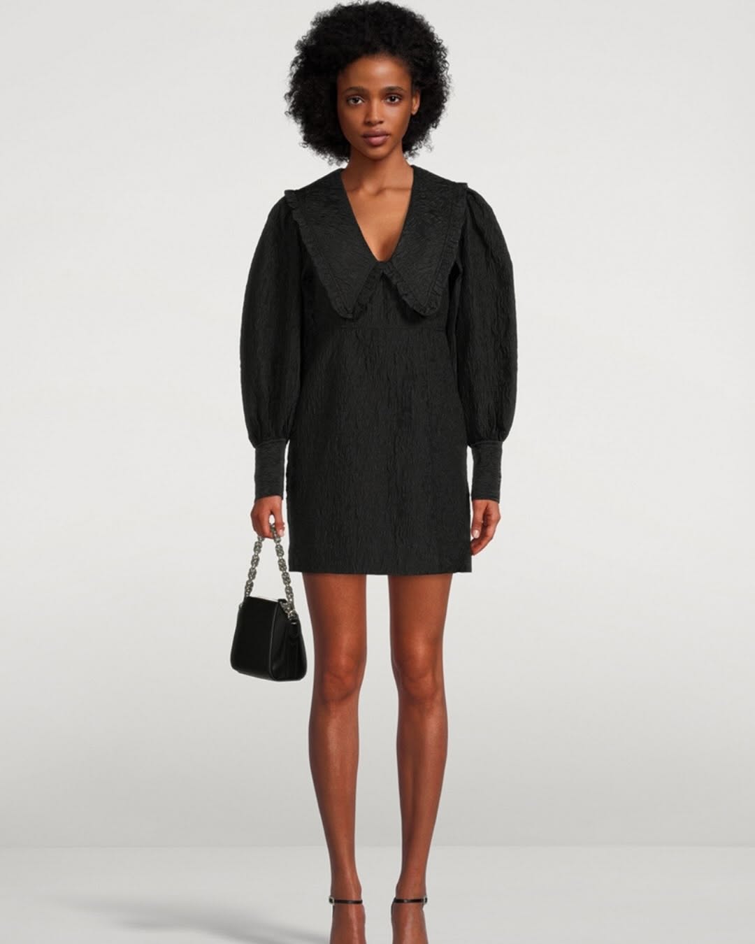 Collar Mini Dress